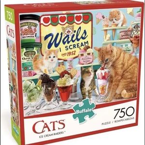 Cats Ice Cream Raiders Jigsaw Puzzle